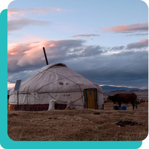 Yurt in Nomadic Mongolia