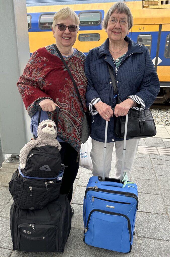 Dorothy and Annie Ready to Go On Trip