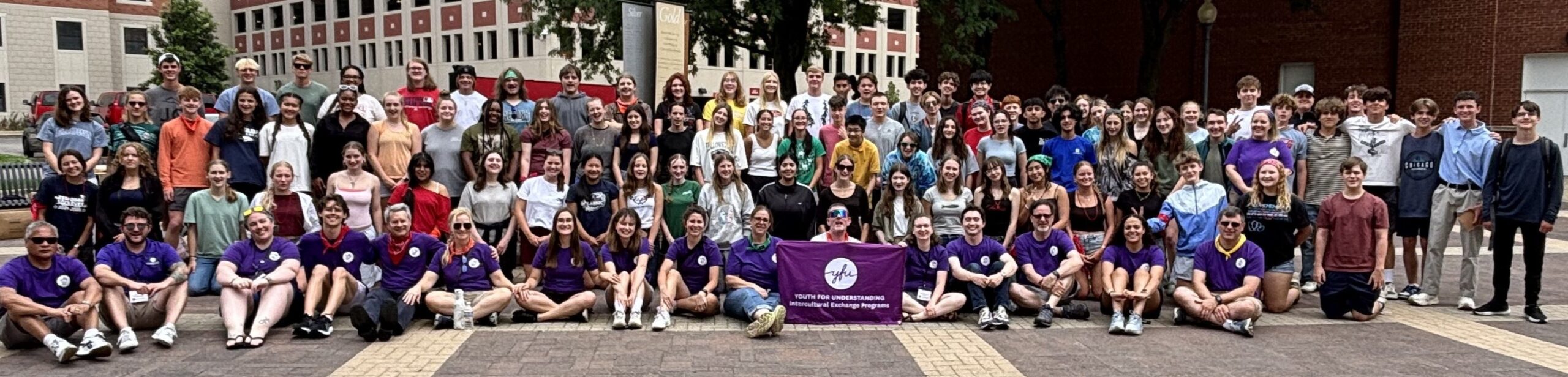 YFU Volunteers and Students at the 2025 National Pre-Departure Orientation